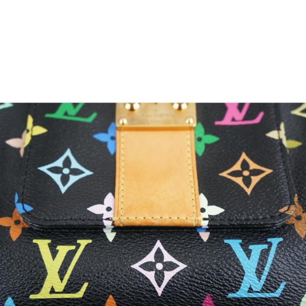 61284 9 Louis Vuitton Speedy 30 Handbag Multicolor Noir