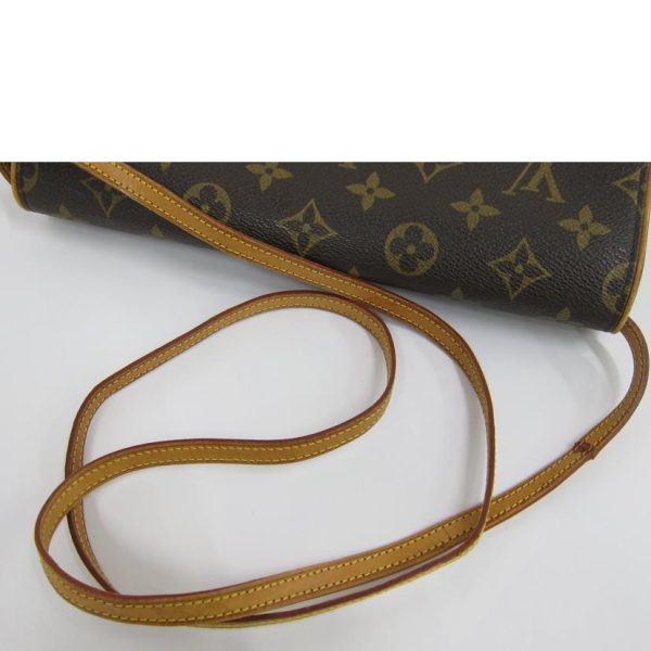 61431 3 Louis Vuitton Pochette Twin GM Monogram Clutch Bag Brown