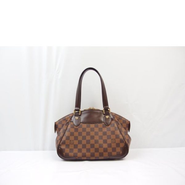 61509 2 Louis Vuitton Verona Damier Satchel Bag Brown