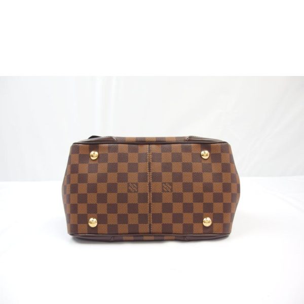 61509 3 Louis Vuitton Verona Damier Satchel Bag Brown