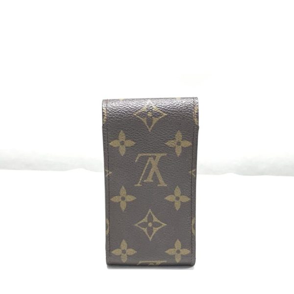 61589 2 LOUIS VUITTON Etuit Cigarette Case Monogram Brown