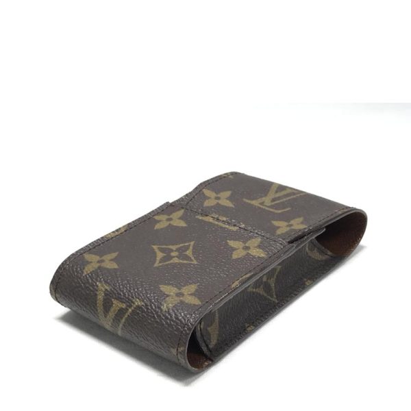 61589 3 LOUIS VUITTON Etuit Cigarette Case Monogram Brown