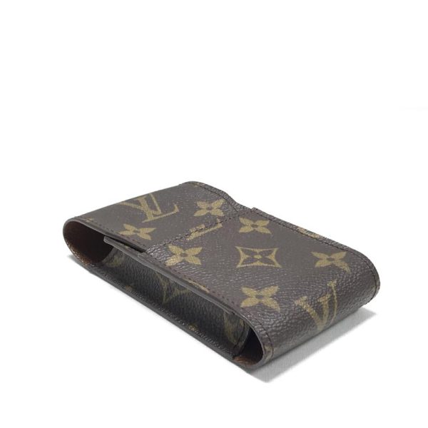 61589 4 LOUIS VUITTON Etuit Cigarette Case Monogram Brown