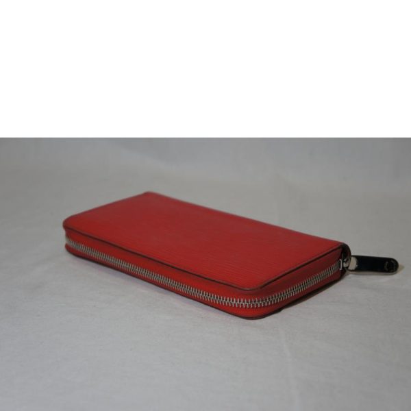 61663 3 Louis Vuitton Zippy Wallet Epi Wallet Red