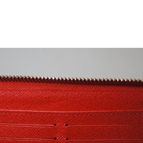 61663 9 Louis Vuitton Zippy Wallet Epi Wallet Red