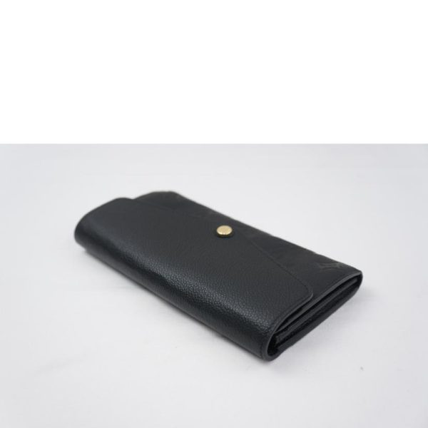 61820 3 Louis Vuitton Portefeuil Sala Wallet Empreinte Noir