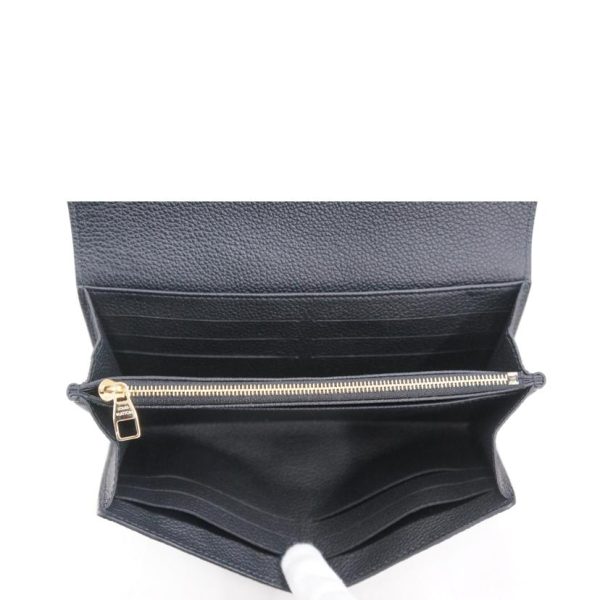 61820 5 Louis Vuitton Portefeuil Sala Wallet Empreinte Noir