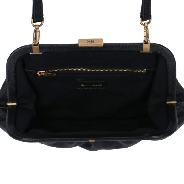 6188951izom1000 5 Balenciaga Cloud XS Clutch Bag Black