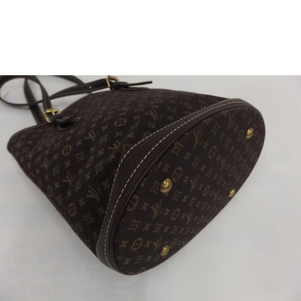 61918 5 Louis Vuitton Bucket PM Bag Monogram Mini Run Brown