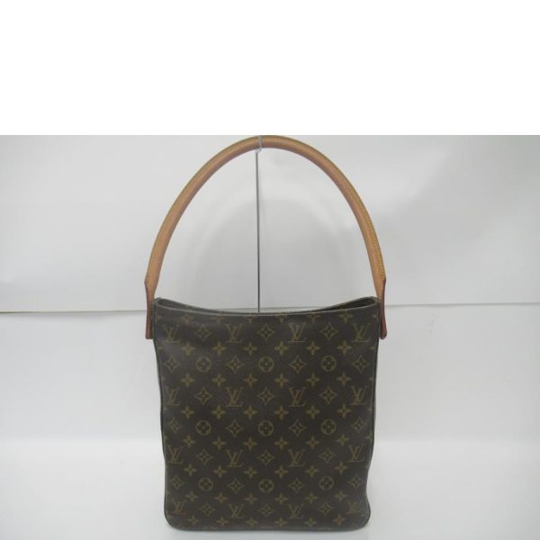 62015 2 Louis Vuitton Looping GM Monogram Bag Brown