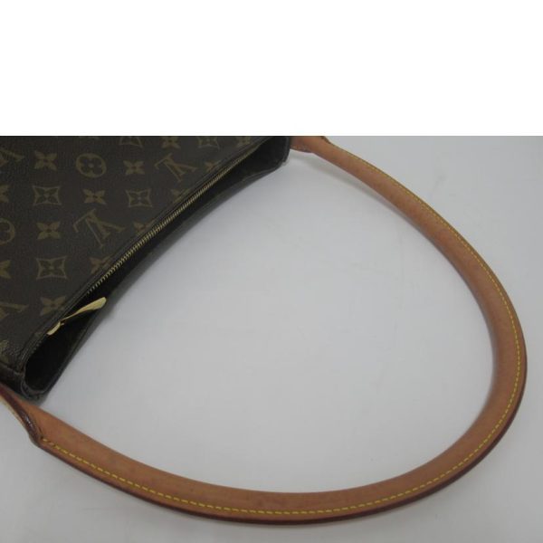 62015 4 Louis Vuitton Looping GM Monogram Bag Brown