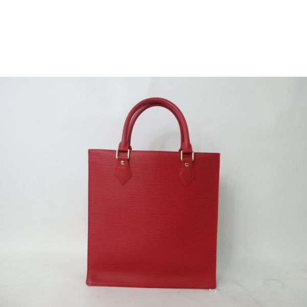 62192 2 Louis Vuitton Sac Pla PM Epi Hand Bag Red