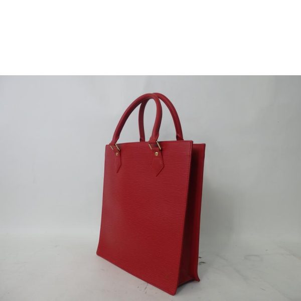 62192 3 Louis Vuitton Sac Pla PM Epi Hand Bag Red