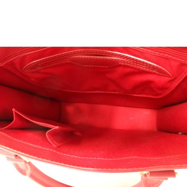 62192 6 Louis Vuitton Sac Pla PM Epi Hand Bag Red