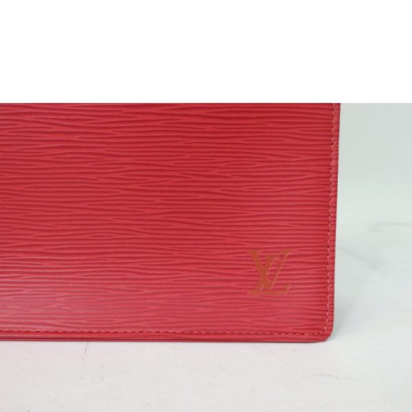 62192 7 Louis Vuitton Sac Pla PM Epi Hand Bag Red