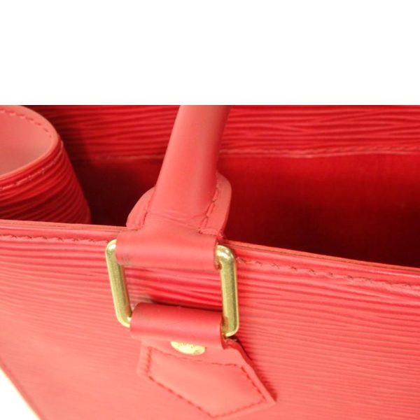 62192 9 Louis Vuitton Sac Pla PM Epi Hand Bag Red