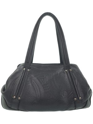 6220086720010 Gucci Guccisima 2WAY Handbag Shima Leather Black