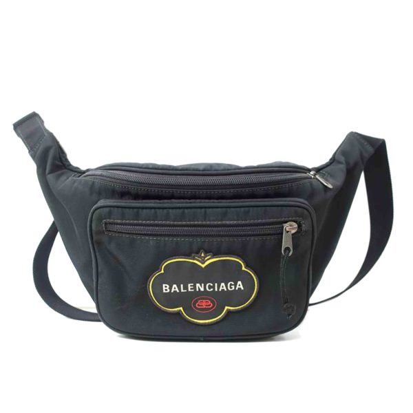 62355 1 Balenciaga Explorer Body Bag Black