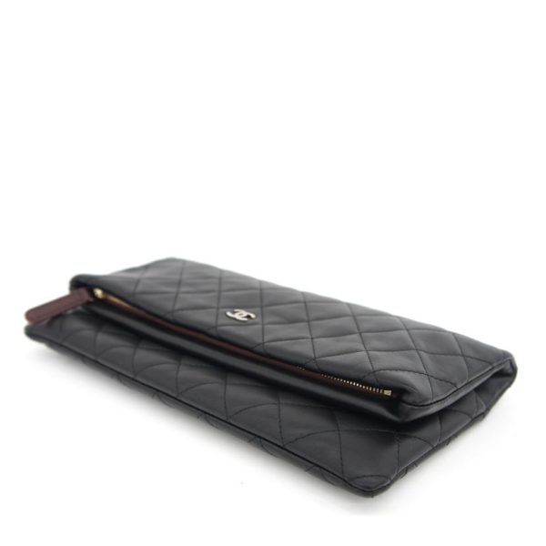 62411 3 Chanel Coco Mark Clamskin Clutch Bag