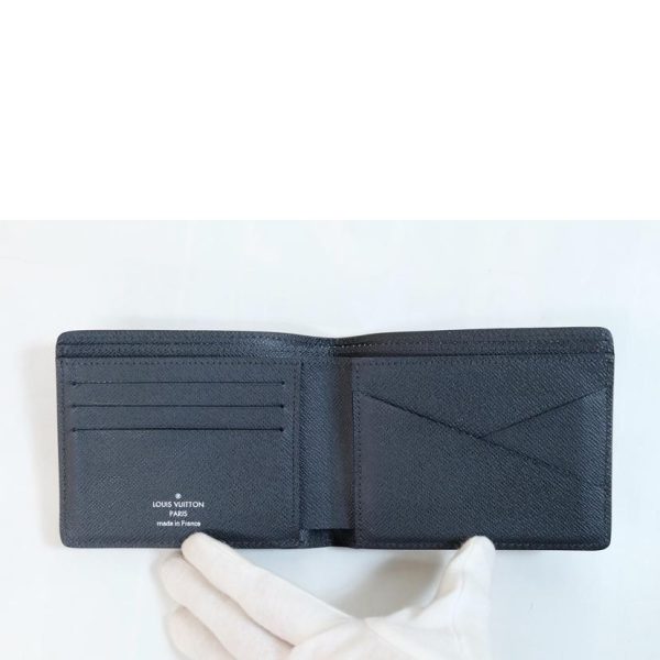 62424 4 Louis Vuitton Portefeuil Multiple Epi Wallet Noir