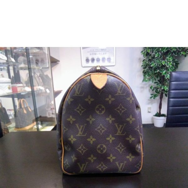 62474 2 Louis Vuitton Speedy 30 Handbag Brown