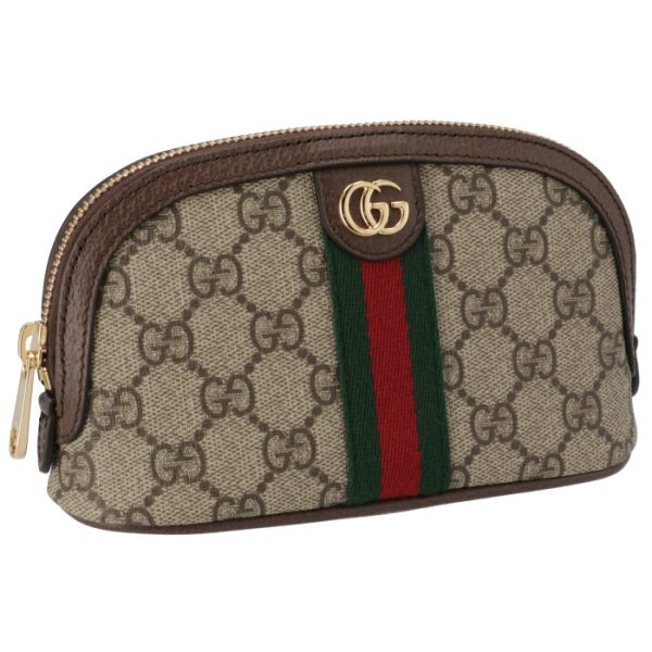 62555096iwg8745 GUCCI Ophidia GG Cosmetic Case Beige Ebony