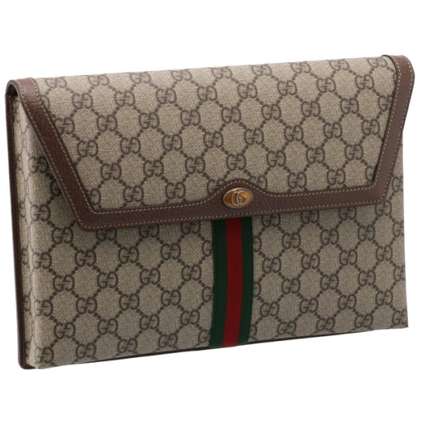 62571396iws8745 GUCCI Ophidia GG Clutch Bag Beige