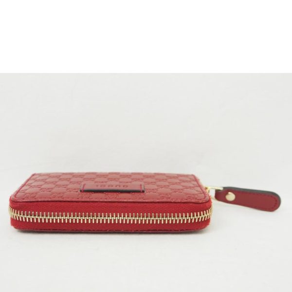 62645 5 GUCCI Micro Guccissima Round Zipper Coin Case