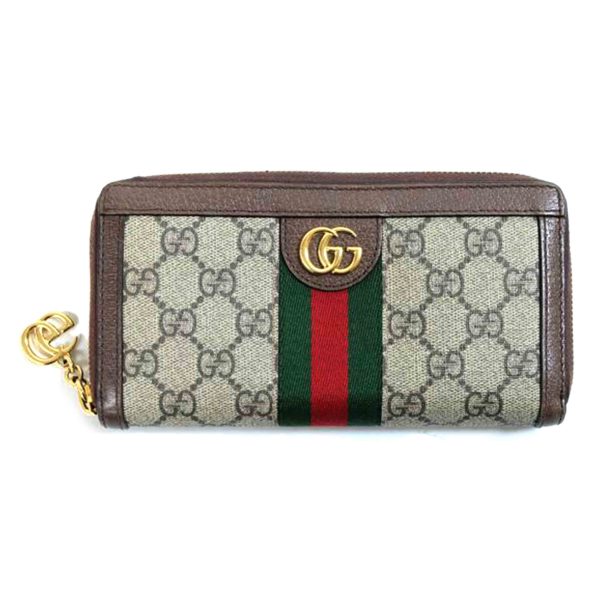 62646 1 GUCCI Ophidia GG Zip Around Wallet