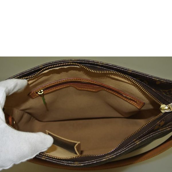 62652 5 Louis Vuitton Looping GM Shoulder Bag Monogram Brown