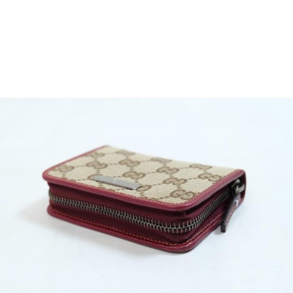 62653 3 GUCCI GG Canvas Coin Case