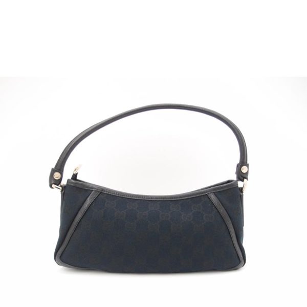 62895 2 Gucci GG Canvas Accessory Pouch Black