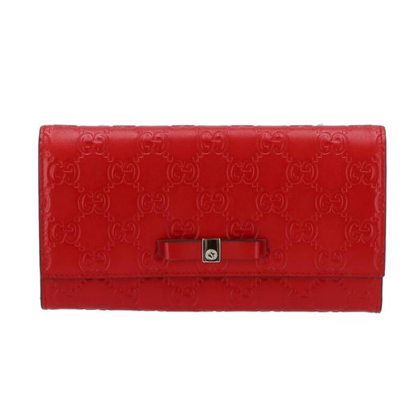 62940 1 GUCCI Guccissima Ribbon Continental Wallet