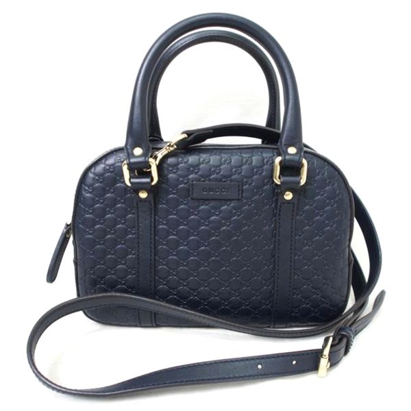 63000 1 Gucci Micro Guccisima 2Way Shoulder Bag Black