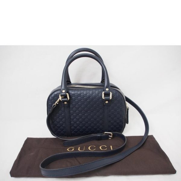 63000 9 Gucci Micro Guccisima 2Way Shoulder Bag Black