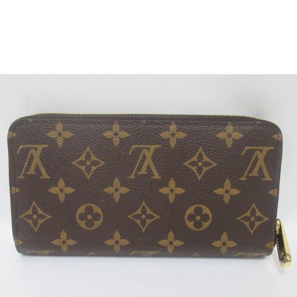 63050 2 Louis Vuitton Zippy Wallet Monogram Wallet Brown