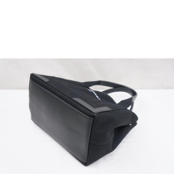 63095 4 Balenciaga Navy Cabas Bag Black