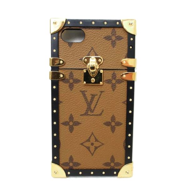 63116 1 Louis Vuitton Eye Trunk iPhoneXXS Case Monogram Reverse