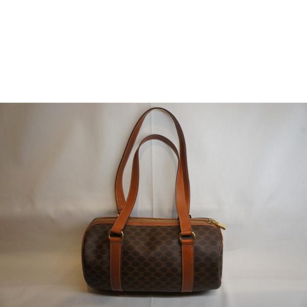 63137 2 Celine Macadam Mini Boston Bag