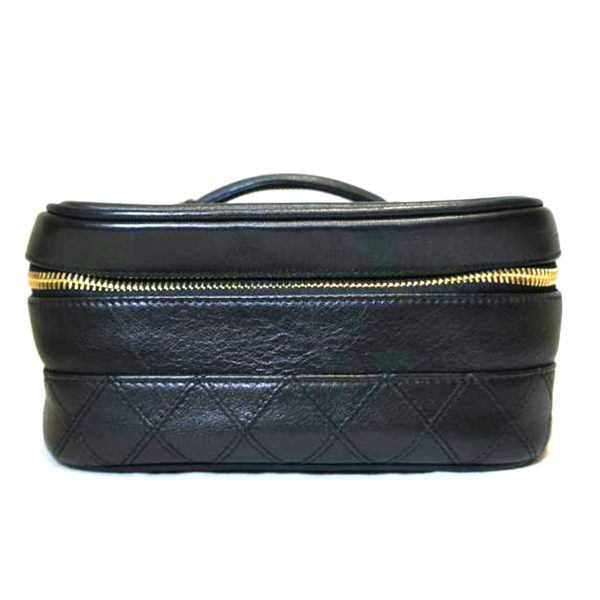 63230 1 Chanel Picorolle Vanity Bag Black