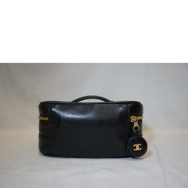 63230 2 Chanel Picorolle Vanity Bag Black