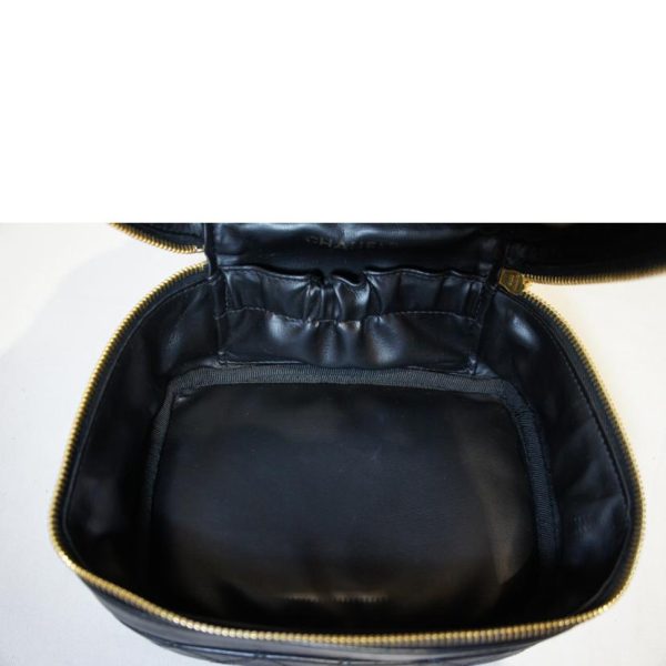 63230 6 Chanel Picorolle Vanity Bag Black