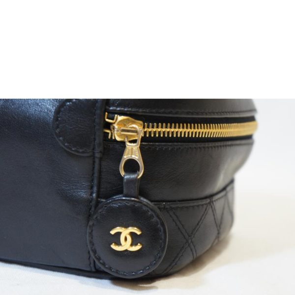 63230 8 Chanel Picorolle Vanity Bag Black