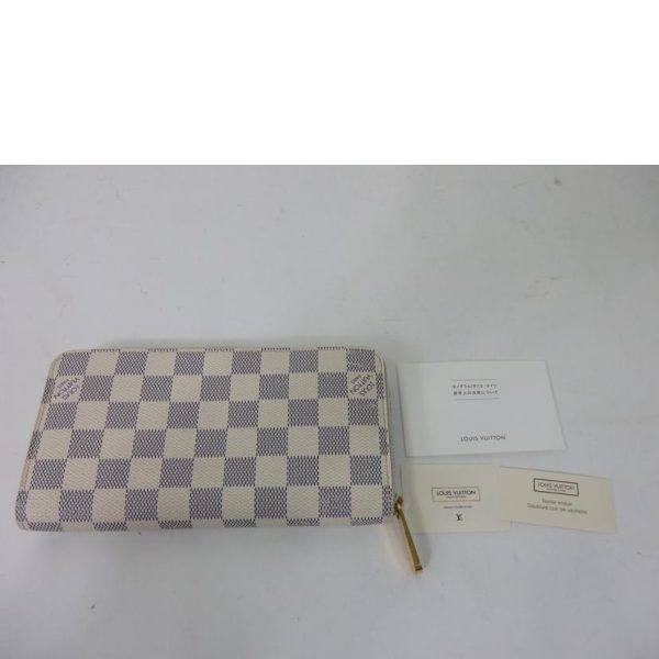 63557 9 Louis Vuitton Zippy Wallet Damier Azur Wallet