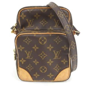 63612 1 Louis Vuitton Salia Mini Damier Ebene Bag Brown