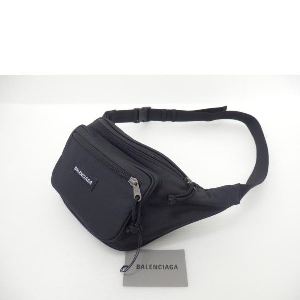 63639 3 Balenciaga Explorer Body Bag Black