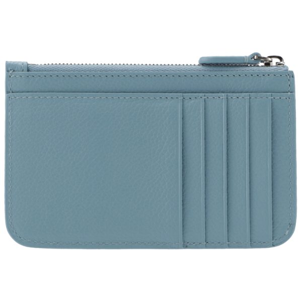 6371301izi34791 2 Balenciaga Card Holder Coin Case Blue