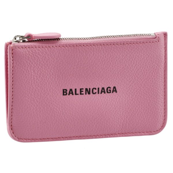 6371301izi35860 Balenciaga Card Holder Coin Case Pink