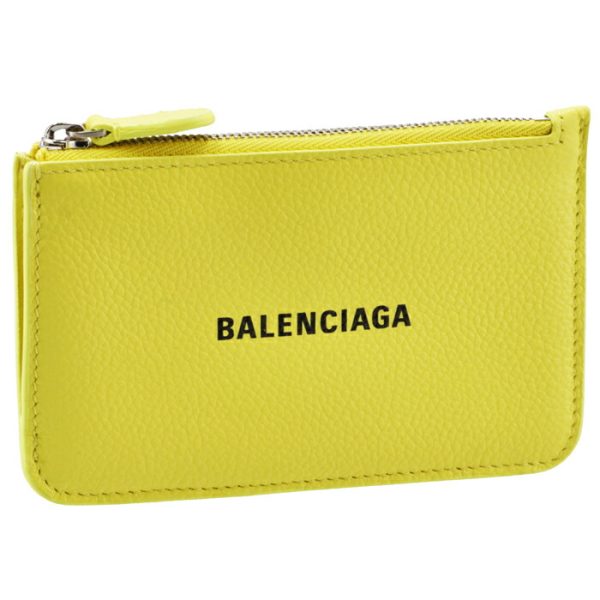 6371301izi37460 Balenciaga Card Holder Coin Case Yellow