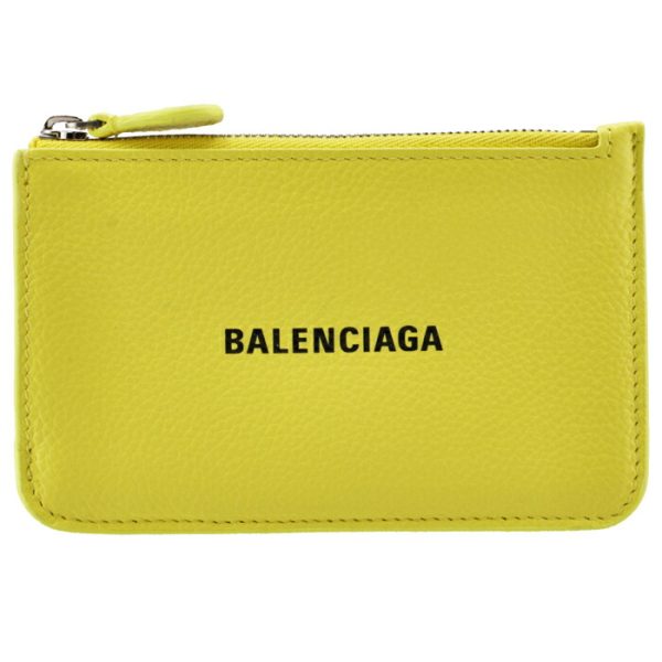 6371301izi37460 1 Balenciaga Card Holder Coin Case Yellow